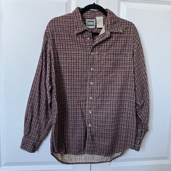 Vintage Northern Elements Shirt Mens S Plaid Corduroy Button Down - Picture 1 of 6